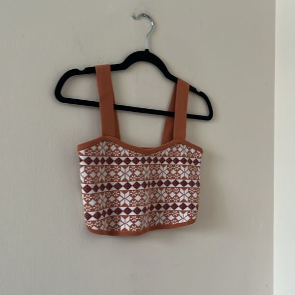 NWOT Free People Away With Me Crop Tank - Picture 2 of 5